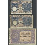 Biglietto Di Stato, 10 lire, 22 January 1911, serial number 1528 074209, (Pick 20d, 23, Gavello...