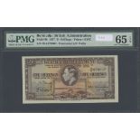 Bermuda Government, 5/-, 12th May 1937, serial number M/4 079807, (Pick 8a, TBB B108a),