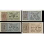 Treasury Buoni di Cassa, 1 Lira, 1894, series 056, (Pick 34, 36b, 37a),