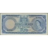 Government of Fiji, £10, 1 September 1959, serial number C/2 07985, (Pick 55b, TBB B332b),