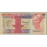 Bank of Ghana, a printers composite essay on board for an issue of 5 cedis, ND (ca 1979), seria...