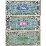 Allied Military Currency, Germany, 50 mark, (Pick 196b, 197b, 198b),