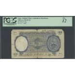 Military Authority in Tripolitania, Libya, 1000 lire, ND (1943), serial number 40T 148864, (Pic...