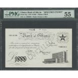 Bank of Ghana, specimen £1000, Accra, 1 July 1958, serial number A/1 000000, (Pick 4s, TBB B104...