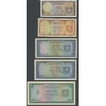 Institut d'Emission de Syrie, 1, 5 (2), 10 (2), 50 Livres, ND (1950), (Pick 73-75, 77),