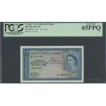 Government of Cyprus, 250 mils, 1 March 1957, serial number A/10 230169, (Pick 33, TBB B133c),