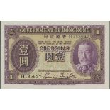 Government of Hong Kong, $1, ND (1935), H135937, (Pick 311)