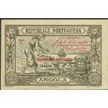 Republica Portuguesa, Angola, 50 Centavos, 1921, serial number 035388, (Pick 62),