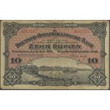 Deutsche-Ostafrikanische Bank, 10 rupien, 15 June 1905, red serial number 12517, (Pick 2),