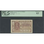 Société Générale de Belgique, 2 francs, 15th November 1916, serial number L 708893, (Pick 87),