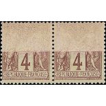 France 1876-1900 Type Sage Issues 4c. lilac-brown, type II,