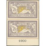 France 1900-27 "Merson" Issues 1900 Issue 40c. to 5fr. and 1906 45c.,