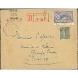 France 1900-27 "Merson" Issues 1906-20 Issue 60c. misplaced perforation obliquely,