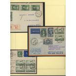 France 1936 Aeroplane over Paris Selection of twenty-four covers, including first flights with...