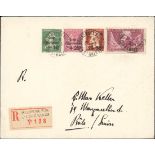 France 1927-31 Caisse d'amortissment 1930 Sourire de Reims 1f. 50 + 3f. 50 reddish purple,