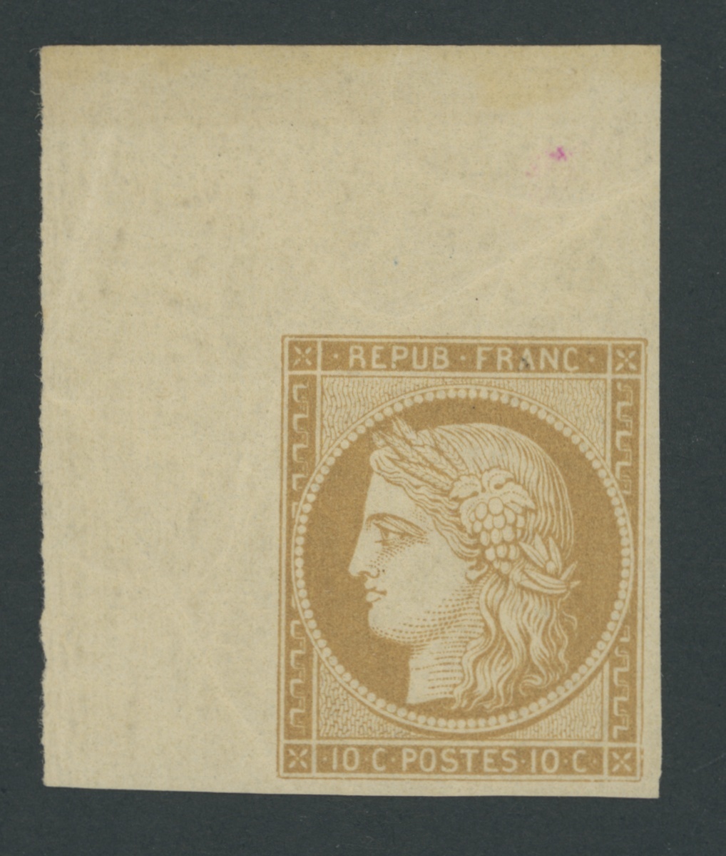France 1849-50 First Issue 10c., 15c., 20c., 25c., 40c. and 1fr., set of six 1862 reprints; - Image 2 of 5