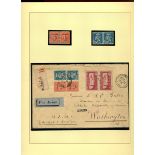 France 1930 B.I.T Collection on pages, forty-four stamps,