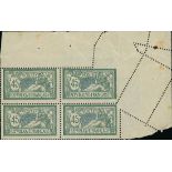 France 1900-27 "Merson" Issues 1906-20 Issue 45c. misplaced perforation obliquely,