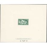 France 1927-31 Caisse d'amortissment 1931 Provinces 1f. 50 + 3f. 50 green, Epreuve de luxe,