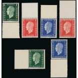 France 1944 Special Printing "r france f" and "r x f" sets, unmounted mint,