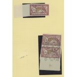 France 1900-27 "Merson" Issues 1900 Issue 1fr. lake and yellow-green, nineteen mint examples in...