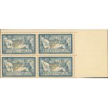 France 1900-27 "Merson" Issues 1900 Issue 5fr. essay in issued colours with printed perforation...