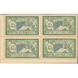 France 1900-27 "Merson" Issues 1906-20 Issue 45c. essay in issued colours with printed perforat...