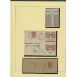 France 1900-24 Type Blanc 2c. claret, collection in a green album, almost 500 stamps,