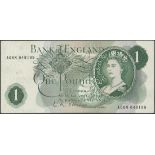 Bank of England, L. K. O'Brien, £1, serial number A06N 049199, (EPM B283),