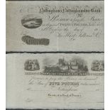 The Nottingham & Nottinghamshire Bank Company, an unissued £5, 18-, no serial number, (Outing 1...