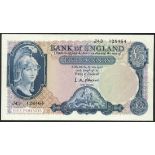 Bank of England, L.K.O'Brien, £5 (8), ND (1961), prefixes H17, H82, J05, J19, J43, K22, K25 and...