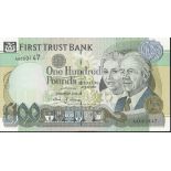 First Trust Bank, £10, £50, £100, 1st January 1998, serial number NA 231363, BA 031334, AA 0001...