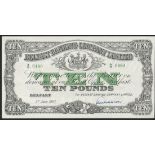 Belfast Banking Company Limited, £10, 5th June 1965, green serial number A/0 6480, (PMI BB75, B...