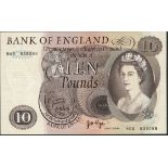 Bank of England, J.B Page, £10 (5), ND (1967), all prefix M03 except one M06, (EPM B327),