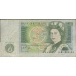 Bank of England, L.K. O'Brien/J.Q. Hollom/J.B. Page, £1 (7), A81 000001, B10R 000001-5, E44 444...