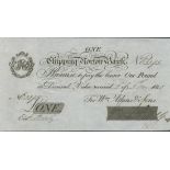 Chipping Norton Bank (Wm. Atkins & Sons), £1, 2 May 1815, serial number E 3395, (Outing 544a),
