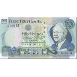 First Trust Bank, £10, £20, £50, 10th January 1994, serial number AB 356211, AC 817537, AD 0091...