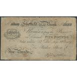 Sheffield Old Bank, Parker, Shore & Co., £5, 13 December 1841,serial number B 0027, (Outing 192...