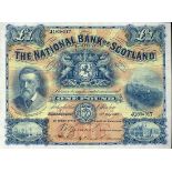 National Bank of Scotland Limited £1, 15 May 1916, serial number J183-317 (PMS NA29, Banknote Y...