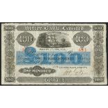 Ulster Bank Limited, Northern Ireland, £100, 1st June 1929, serial number 481, (PMI UB52, Bankn...