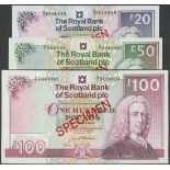 Royal Bank of Scotland plc. specimen £20, 30 November 2010, Serial number C/4 000000, (PMS RB10...