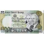 First Trust Bank, £100, 1st March 1996, serial number AE 366716, (PMI FT7),