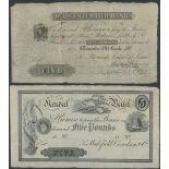 Kendal Bank, Wakefield, Crewdson and Co unissued £5, 18-, (Outing 1062c, 2420j),