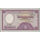 National Commercial Bank of Scotland Limited, £100, 16 September 1959, serial number A 019281,...