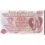 Bank of Ireland, £5, £20, £100, ND (1985), serial number T174071, E310003, A092305, (PMI BA119,...