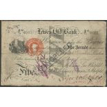 Lewes Old Bank (Geo. Molineux, Geo. Whitfield, Philip Molineux & Francis Whitfield), £5, 27 Apr...