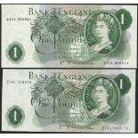 Bank of England, J.B Page, £1 (48), ND (1970), (EPM B320),