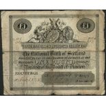 National Bank of Scotland Limited £1, 11 November 1835, serial number G 110/313 (PMS NA7a, Bank...