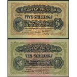 East African Currency Board, 5 shillings, Nairobi, 1 September 1943, prefix B/49, (Pick 26A, 29...