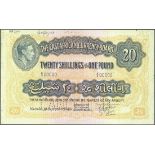 East African Currency Board, a printers archival specimen 20 shillings, Nairobi, 1 September 19...